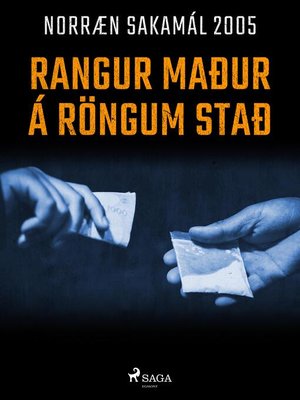 cover image of Rangur maður á röngum stað
